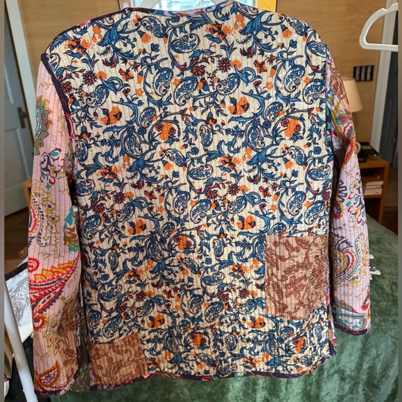 Reversible Quilted Patchwork Printed Jacket - Picture 4 of 4